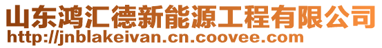山東鴻匯德新能源工程有限公司
