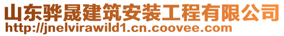 山東驊晟建筑安裝工程有限公司
