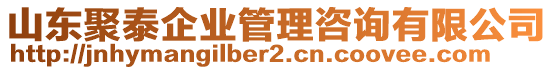 山東聚泰企業(yè)管理咨詢有限公司