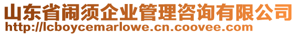 山東省鬧須企業(yè)管理咨詢(xún)有限公司