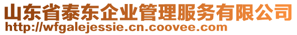 山東省泰東企業(yè)管理服務(wù)有限公司