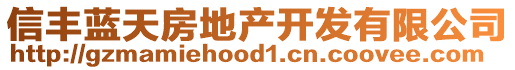 信豐藍天房地產(chǎn)開發(fā)有限公司