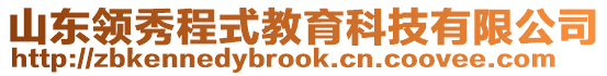 山東領秀程式教育科技有限公司