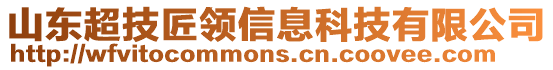 山東超技匠領(lǐng)信息科技有限公司