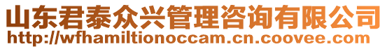 山東君泰眾興管理咨詢有限公司