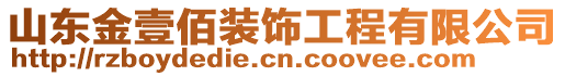 山東金壹佰裝飾工程有限公司