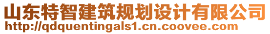 山東特智建筑規(guī)劃設(shè)計(jì)有限公司