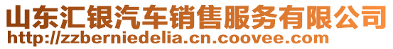 山東匯銀汽車銷售服務(wù)有限公司