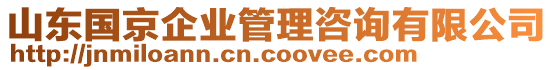 山東國(guó)京企業(yè)管理咨詢有限公司