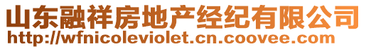 山東融祥房地產(chǎn)經(jīng)紀(jì)有限公司