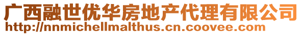 廣西融世優(yōu)華房地產(chǎn)代理有限公司