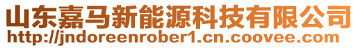 山東嘉馬新能源科技有限公司