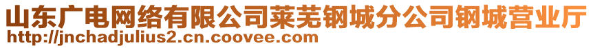 山東廣電網(wǎng)絡(luò)有限公司萊蕪鋼城分公司鋼城營(yíng)業(yè)廳