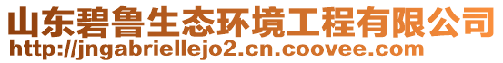 山東碧魯生態(tài)環(huán)境工程有限公司