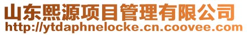 山東熙源項目管理有限公司