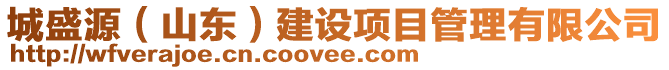 城盛源(山東)建設項目管理有限公司