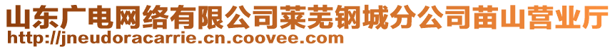 山東廣電網(wǎng)絡(luò)有限公司萊蕪鋼城分公司苗山營業(yè)廳