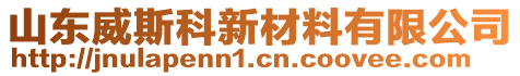 山東威斯科新材料有限公司