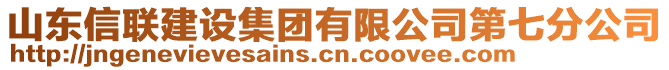 山東信聯(lián)建設(shè)集團(tuán)有限公司第七分公司