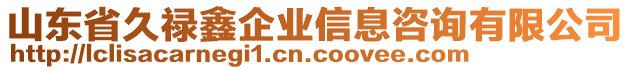 山東省久祿鑫企業(yè)信息咨詢有限公司