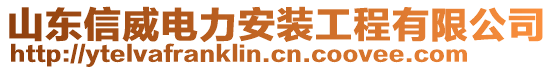 山東信威電力安裝工程有限公司