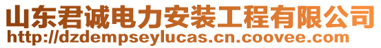 山東君誠(chéng)電力安裝工程有限公司