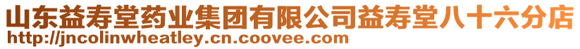 山東益壽堂藥業集團有限公司益壽堂八十六分店