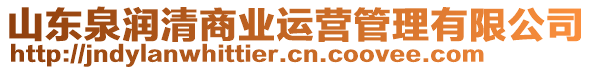 山東泉潤清商業(yè)運(yùn)營管理有限公司