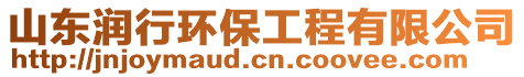 山東潤行環(huán)保工程有限公司