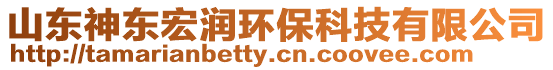 山東神東宏潤環保科技有限公司