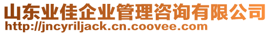 山東業(yè)佳企業(yè)管理咨詢有限公司