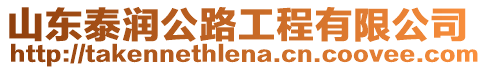 山東泰潤公路工程有限公司
