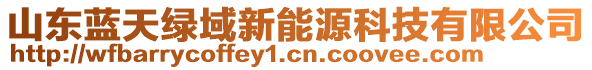 山東藍(lán)天綠域新能源科技有限公司