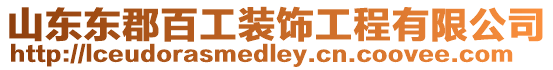山東東郡百工裝飾工程有限公司