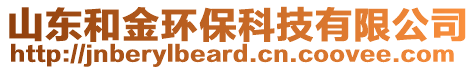 山东和金环保科技有限公司