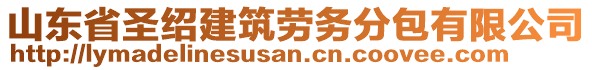 山東省圣紹建筑勞務(wù)分包有限公司