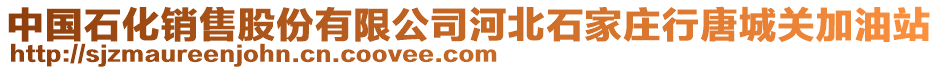 中國石化銷售股份有限公司河北石家莊行唐城關加油站