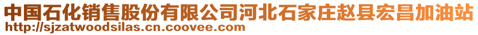 中國石化銷售股份有限公司河北石家莊趙縣宏昌加油站