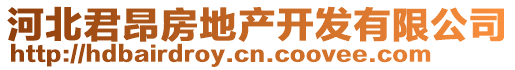 河北君昂房地產(chǎn)開發(fā)有限公司