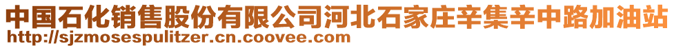 中国石化销售股份有限公司河北石家庄辛集辛中路加油站