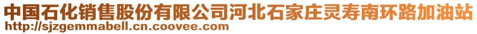 中國石化銷售股份有限公司河北石家莊靈壽南環(huán)路加油站