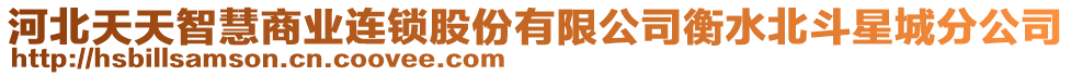 河北天天智慧商業(yè)連鎖股份有限公司衡水北斗星城分公司