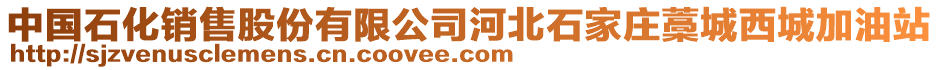 中國石化銷售股份有限公司河北石家莊藁城西城加油站