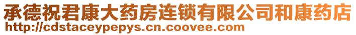 承德祝君康大藥房連鎖有限公司和康藥店