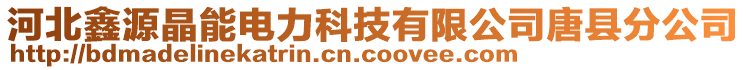 河北鑫源晶能電力科技有限公司唐縣分公司