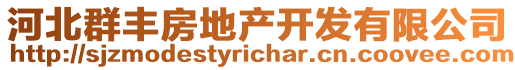 河北群豐房地產開發(fā)有限公司