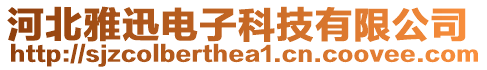 河北雅迅電子科技有限公司