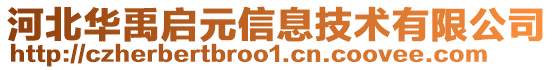 河北華禹啟元信息技術(shù)有限公司