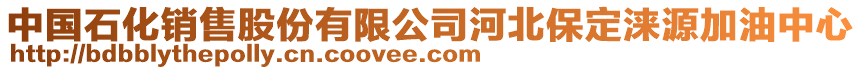 中國石化銷售股份有限公司河北保定淶源加油中心