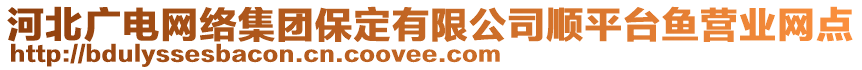 河北廣電網(wǎng)絡(luò)集團(tuán)保定有限公司順平臺魚營業(yè)網(wǎng)點(diǎn)